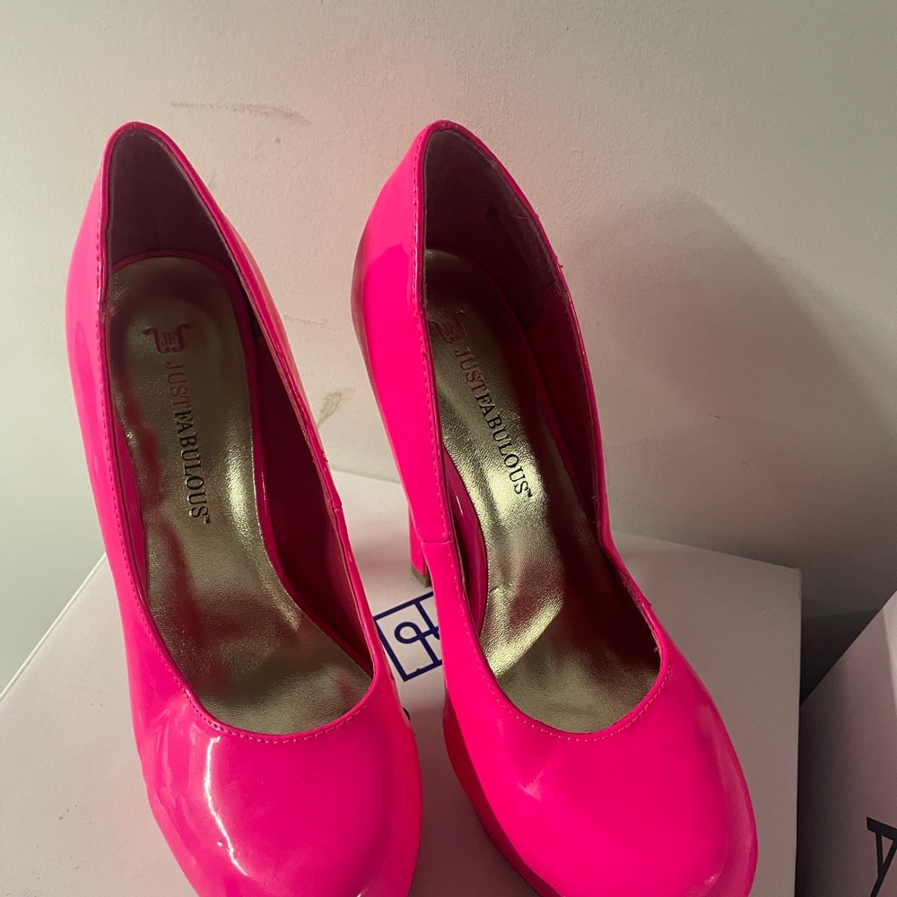 JustFab Women's Pink Heels